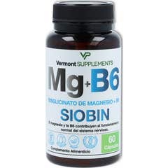 Vermont Supplements Magnesio + B6 Siobin 60caps