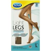 Scholl Light Legs medias de compresión ligera 20DEN color carne Talla L 1 ud