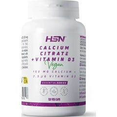 HSN Citrato de Calcio + Vitamina D3 150mg Calcio/300UI 120vcaps