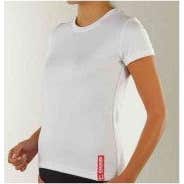 Gibaud Camiseta de mujer de manga corta blanco ancho 1 camiseta