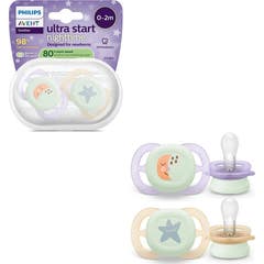 Philips Avent Ultra Start Nighttime Moon Star 0-2M 2uds