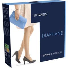 Sigvaris Diaphanous Stockings 1 Microfiber Normal Black Size L 1 Pair