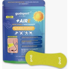 Gudslip Gudsport +Aire Tiras Nasales Amarillo 30 uds