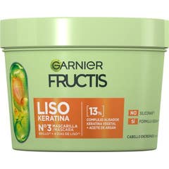 Garnier Fructis Keratin Sleek Máscara 370ml