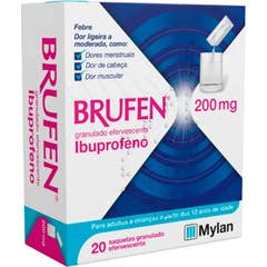 Mylan Brufen Ibuprofeno 200mg 20 Saquetas