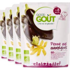 Good Goût Petit Plat dès 8 Mois Bio Penne aux Aubergines 190g