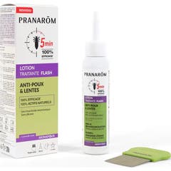 Pranarom Pack Aromapoux Loción Flash Anti-Piojos 100 ml + Peine