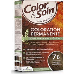 Les 3 Chênes Color & Soin Coloración 7b Marrón Caramelo 135 ml