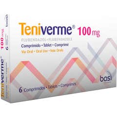 Basi Teniverme Flubendazol 100mg 6comp