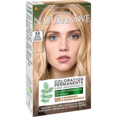Naturanove Keranove Color Permanente Kit 9.0 Rubio Muy Claro Brillante