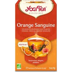 Yogi Tea Ekologiczna Herbata Pomarańczowa Krwista 17 torebek