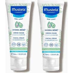 Mustela Duplo Hydra Bebe Cara 40 mL