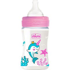 Chicco Well Being 0m+ Biberon Girls 150ml