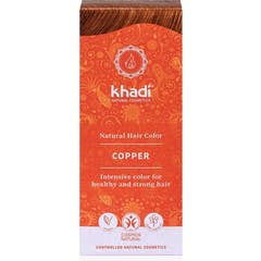 Khadi Herbal Color Cobre Brillante Rubio y Rojizo 100g