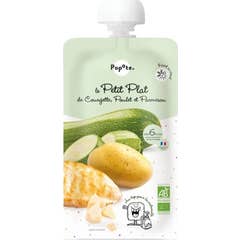 Popote Le Petit Plat Calabacín, Pollo y Parmesano Bio 180 g