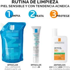 La Roche Posay Effaclar Gel Espuma Limpiador +M Eco Recarga 400ml