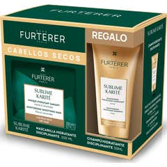 René Furterer Pack Sublime Karité Maschera Idratante Disciplinante 200 ml + Shampoo Idratante Disciplinante 50 ml