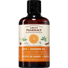 Green Pharmacy Aceite de Baño Ducha Canela Naranja Dulce 250 ml
