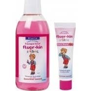 Flúor-Kin Infantil Colutorio Fresa 500 ml + Flúor-Kin Infantil Dentífrico Fresa 50 ml