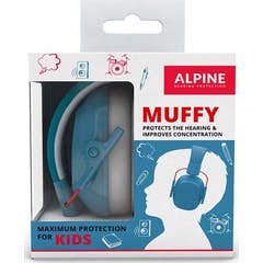 Alpine Muffy Kids Casco Antirumore Blu 1 pz