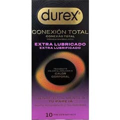 Durex Conexión Total Preservativo Extra Lubricado 10 uds