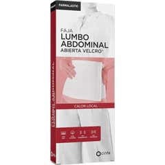 Farmalastic Open Lumbar Abdominal Support Velcro Beige T2 1 pc