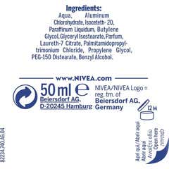 Nivea Black&White Invisible Fresh Desodorante 50ml