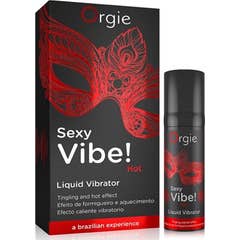 Orgie Sexy Vibe! Hot Vibrador Líquido Con Efecto Calor 15ml