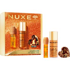 Nuxe Cofre Glow Infinito - Huile Prod Or + Reve The Miel Labial + Huile Classic