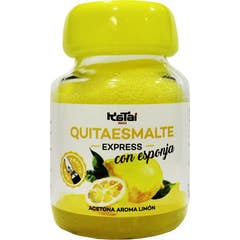 Katai Aceton Express Nagellackentferner mit Zitronenschwamm 75ml