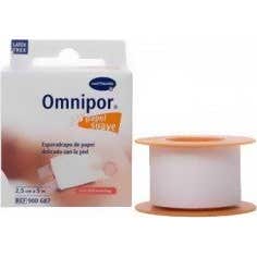 Omnipor esparadrapo hipoalergénico de papel 5mx2,5cm