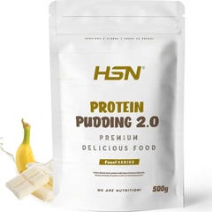 HSN Pudding Proteico 2.0 Chocolate Blanco y Plátano 500g