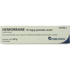 Hemorrane 10mg/g Pomada rectal 30g