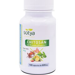 Sotya Chitosán + Grüner Tee + Vitamin C 600mg 100 Kapseln