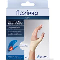 Normon Flexipro Håndledsbind Rizartrose Daglig Venstre M 1 stk
