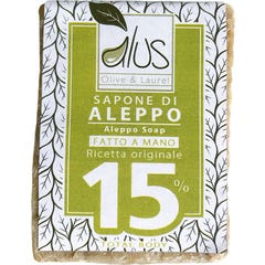 Alus Jabón de Alepo Hecho a Mano 15% 200g