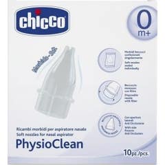Ricariche Chicco Aspiratore Nasale Aspiratore Physioclean 10uds