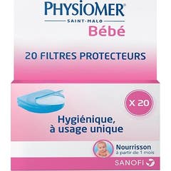 Physiomer Baby Wegwerp beschermingsfilters 20 Eenheden