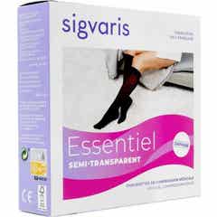 Sigvaris Autofix Medias Semi Transp 1 Negro TSL 1 Par