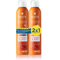 Rilastil Sun System Baby Spray Solar Corporal Transparente SPF50+ 2x200ml