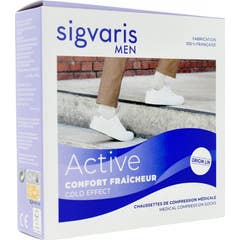 Sigvaris Men Confort Frescura C2 Calcetín Negro LM 1 Par