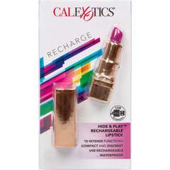 CalExotics Hide & Play Rechargeable Lipstick Bullet Purple 1 Unità