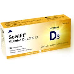 Farmasierra Solvilit Vitamina D3 1000IU 30comp