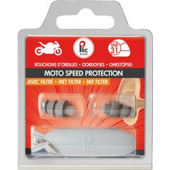 Plic Audio Tapones Filtro Especial Moto Speed Protection 3uds