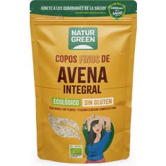 Naturgrønne fine havreflager Glutenfri Bio 1 kg