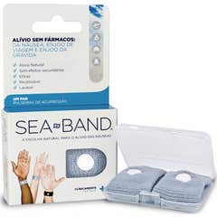 Sea Band Pulseira Anti-enjoo Adulto Cinza 2 Unidades