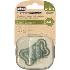 Chicco Physio Light Eco Chupeta Verde 2-6M 1 Unidade