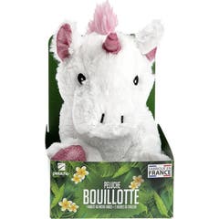 Pelucho Bouillotte Licorne Déhoussable
