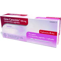 Gine-Canestén 100mg 6 comprimidos vaginales