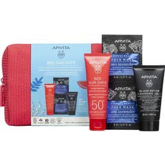 Apivita Kulturbeutel-Set Biene Sonne Hydra Sensible Apivita Kulturbeutel-Set Biene Sonne Hydra Sensible